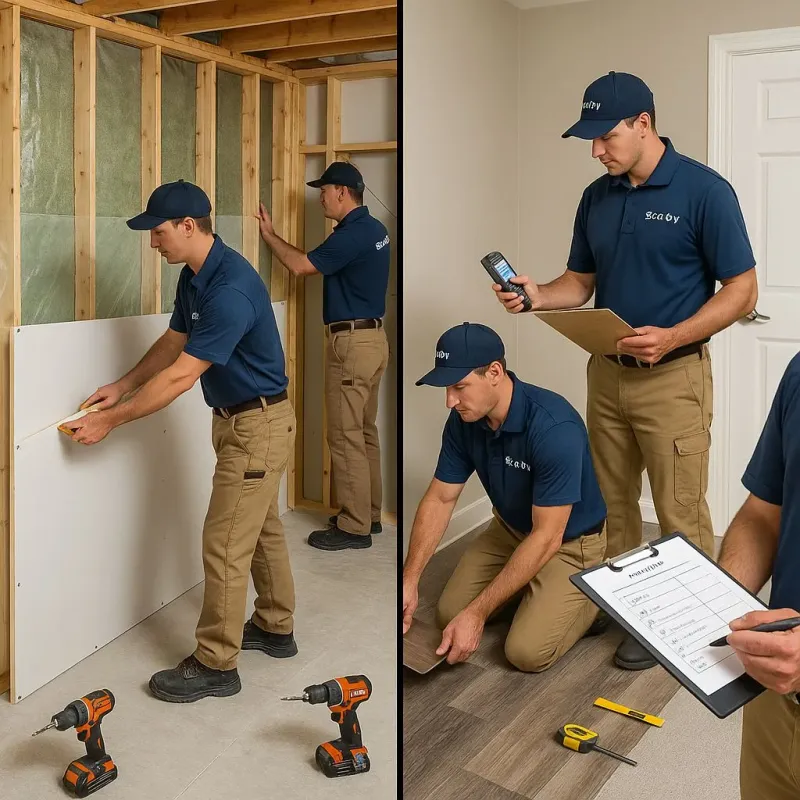 Repairs and Reconstruction process in Martinsville, IL